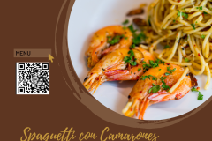 Spagueti con Camarones Mi Choza - 1