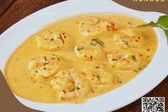 camarones en salsa de hongos - 1