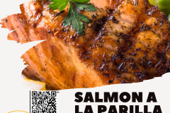 salmon a la parilla mi choza - 1