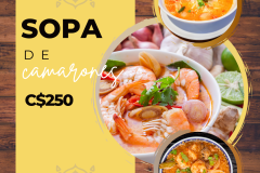 sopa de camarones mi choza - 1